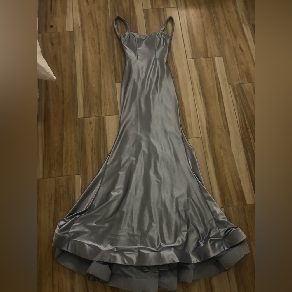 Long Elegant Blue Dress